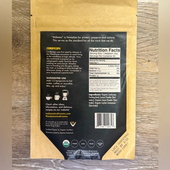 Mālama Mushrooms Superfood Cacao Mix Trio Bundle - Picture 3 of 7